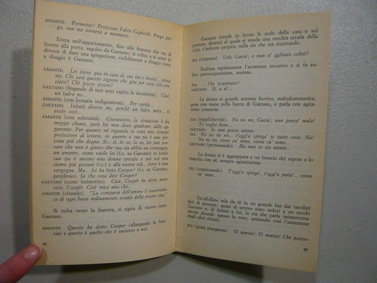 Massimo Troisi e Anna Patinano, RICOMINCIO DA TRE sceneggiatura dal …