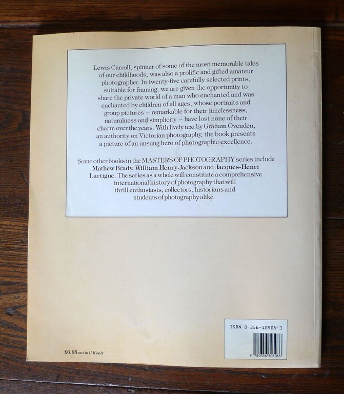 MASTERS OF PHOTOGRAPHY.LEWIS CARROLL,1984 Macdonald[FOTOGRAFIA