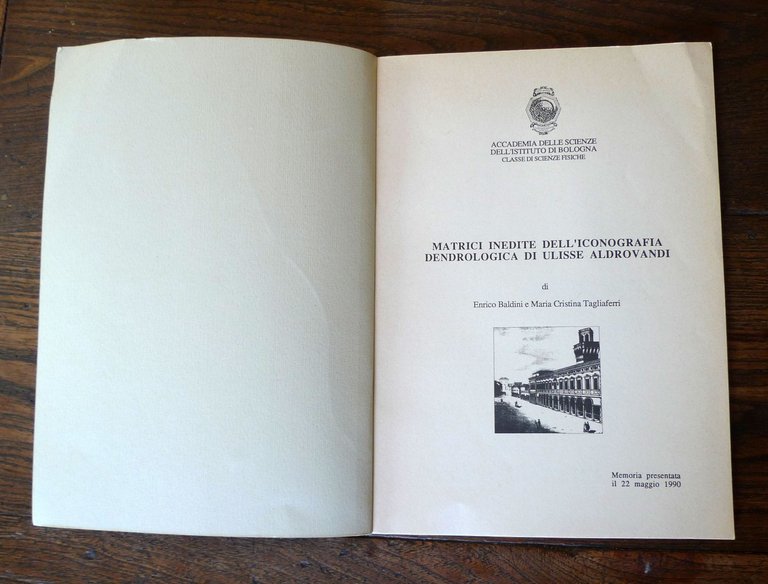 MATRICI INEDITE DELL'ICONOGRAFIA DENDROLOGICA DI ULISSE ALDROVANDI,1990 Bologna | Immagine Gallery 2