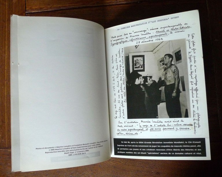 Maurice Lematre,CRAN TOTAL.Roman-film,2005 Paris Exprimental[Lettrisme,cinema