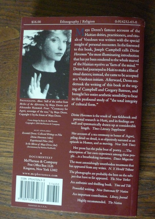 Maya Deren,DIVINE HORSEMEN.THE LIVING GODS OF HAITI,2004 Documentext