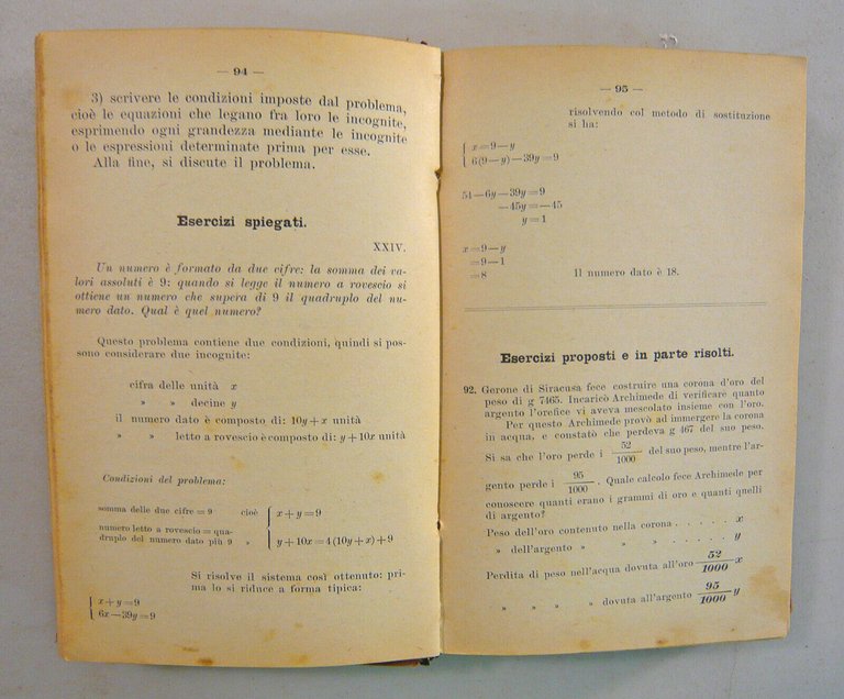 Mayr,GUIDE ALLO STUDIO DELL’ALGEBRA,1938 Soc.Ed.Int[matematica,scuola
