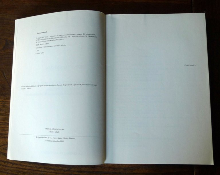 Mazza,I VIRGULTI DELL'EDEN.L'immagine del bambino nella letteratura tedesca,'95