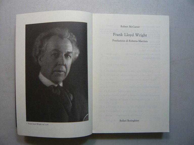 McCarter, FRANK LLOYD WRIGHT, Bollati Boringhieri, 2008