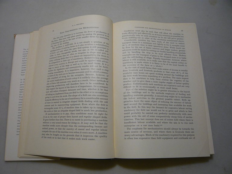 Meij,MECHANIZATION IN AGRICULTURE,Amsterdam,1960[economia industriale