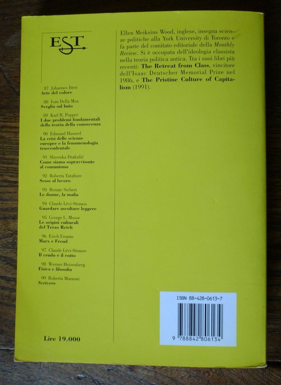 Meiksins Wood,CONTADINI-CITTADINI & SCHIAVI,1998 EST[storia,democrazia ateniese | Immagine Gallery 2