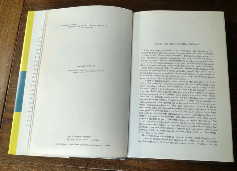 Meili,MANUALE DI DIAGNOSTICA PSICOLOGICA,1973 Giunti-Barbera[PSICOLOGIA