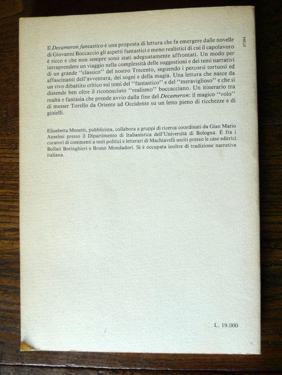 Menetti,IL DECAMERON FANTASTICO,1994 CLUEB[critica letteraria,Boccaccio | Immagine Gallery 2