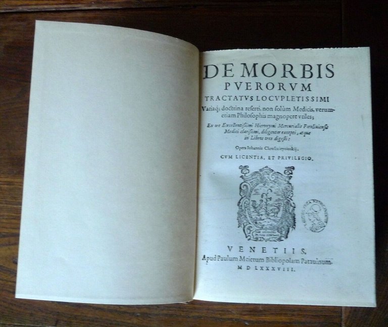 Mercuriale,DE MORBIS PUERORUM/DE VENENIS,1588[medicina,pediatria,tossicologia
