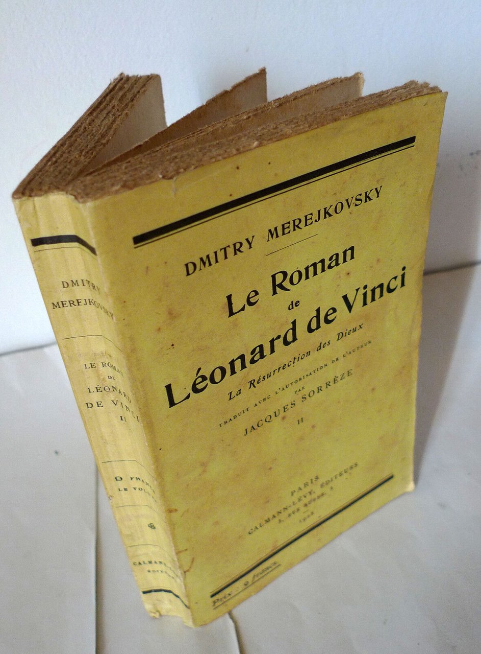 Merejkovsky,LE ROMAN DE LÉONARD DE VINCI,1928[Leonardo da Vinci,biografia