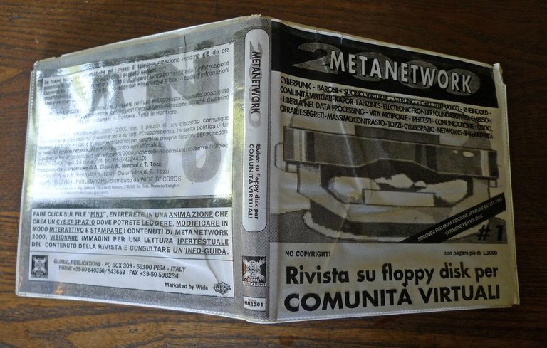 METANETWORK 2000 2 1993.RIVISTA SU FLOPPY DISK PER COMUNITÀ VIRTUALI[hacker … | Immagine Gallery 2