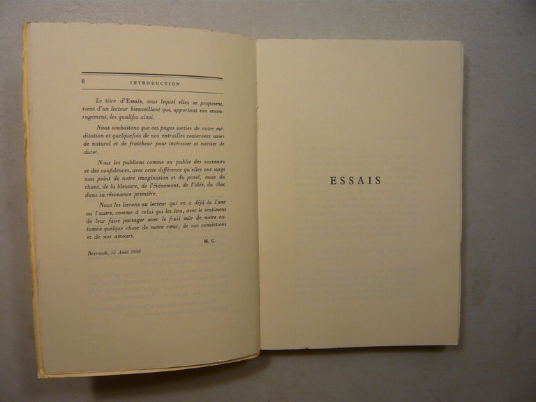 Michel Chiha,ESSAIS.I,Beirut 1980[Libano,Palestina