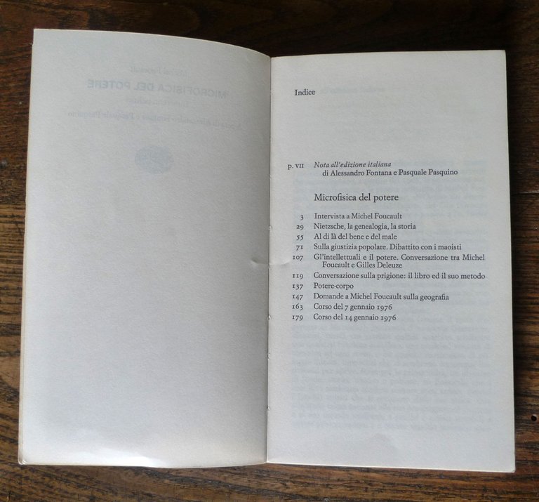 Michel Foucault,MICROFISICA DEL POTERE.Interventi politici,'77 Einaudi[filosofia | Immagine Gallery 4