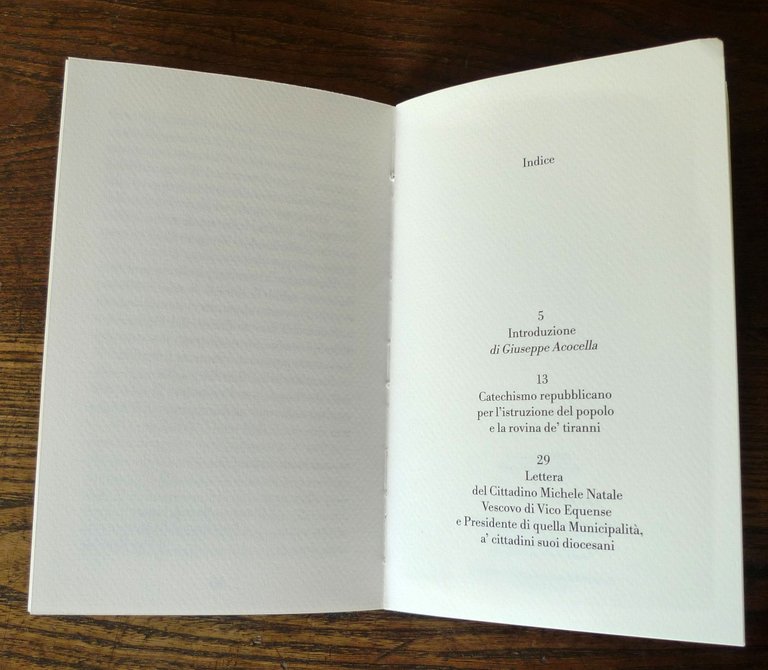 Michele Natale,CREDO IN DIO E NELLA DEMOCRAZIA.Catechismo repubblicano(1799)