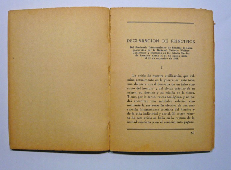 Miguel De Andrea,HACIA UN MUNDO NUEVO,1942[discursos,storia,Argentina