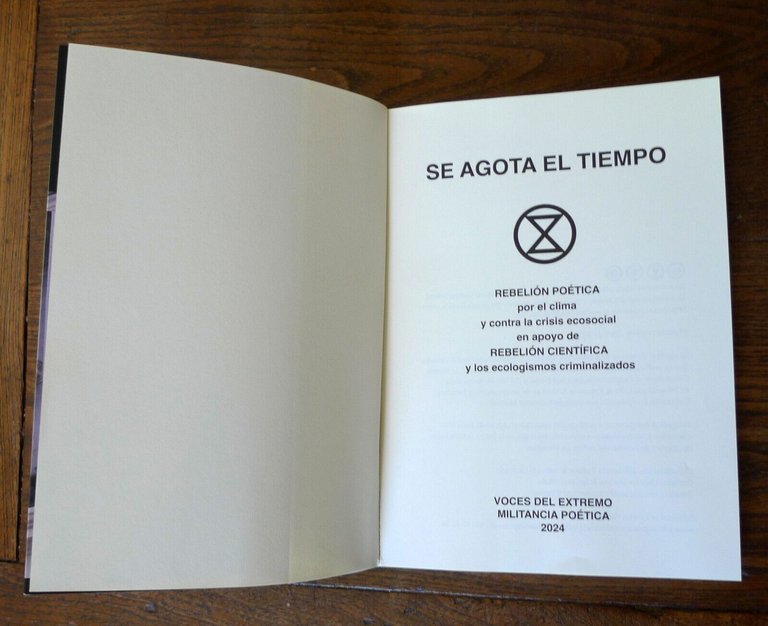Militancia Poética 2024,SE AGOTA EL TIEMPO.REBELIÓN POÉTICA POR EL CLIMA[poesia
