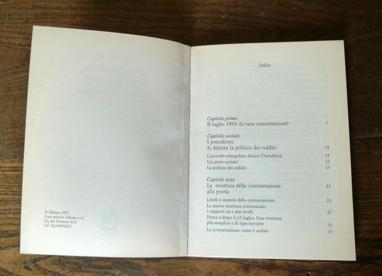 Mimmo Carrieri,SECONDA REPUBBLICA.SENZA SINDACATI?,1997 Ediesse[concertazione | Immagine Gallery 4