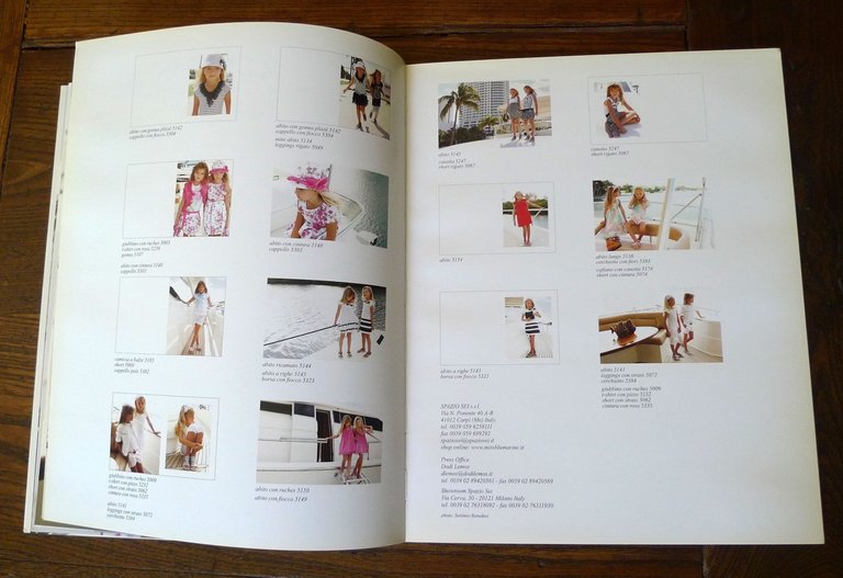 MISS BLUMARINE.MIAMI BEACH MARINA SPRING SUMMER 2012 COLLECTION[bambina,catalogo