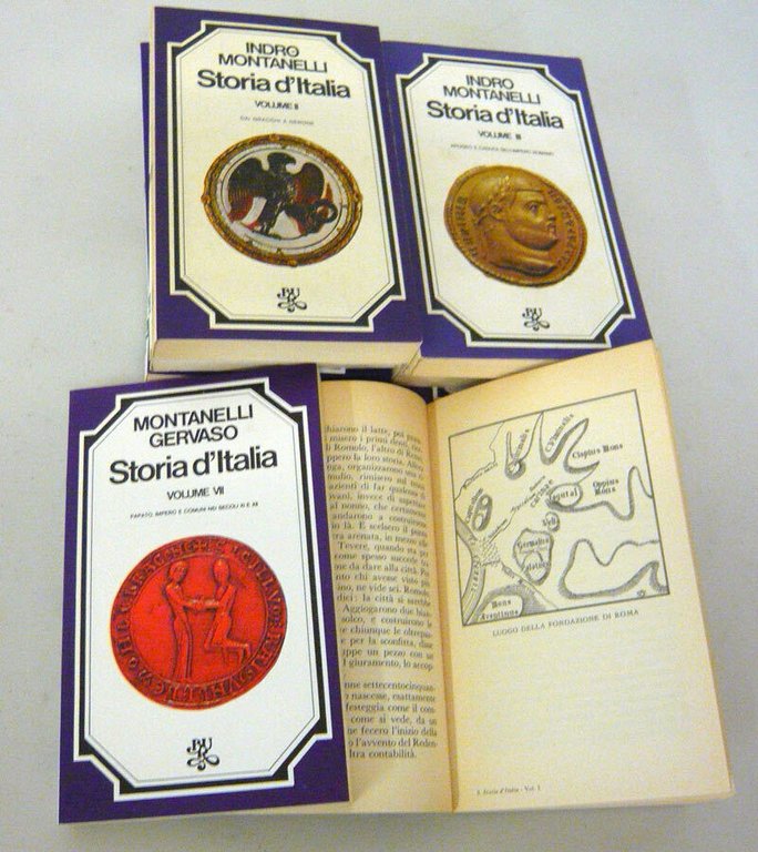 Montanelli/Gervaso,STORIA D'ITALIA.11 voll.,Rizzoli BUR 1974