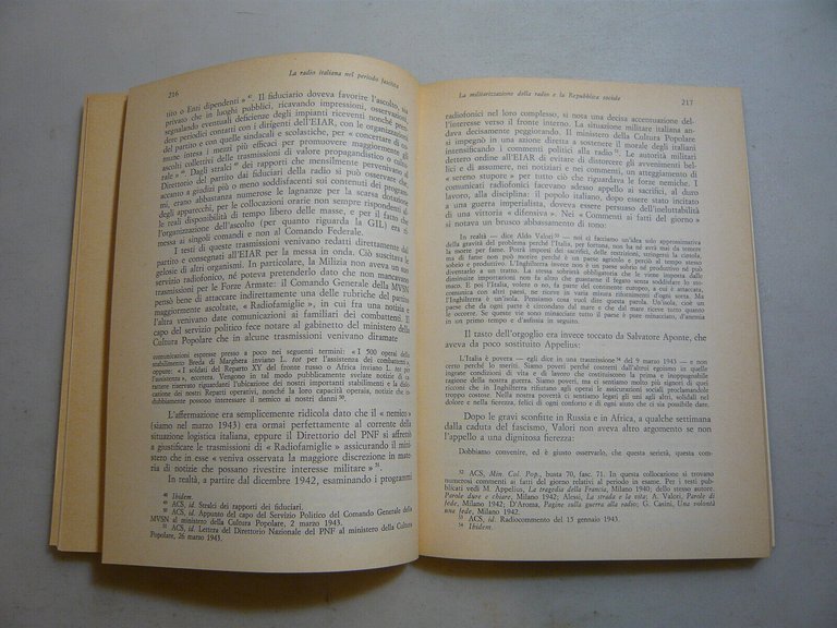 Monteleone,LA RADIO ITALIANA NEL PERIODO FASCISTA,Venezia,1976[fascismo
