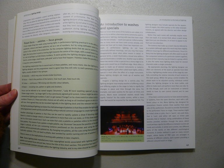 Moran,PERFORMANCE LIGHTING DESIGN, 2007[illuminazione, spettacolo