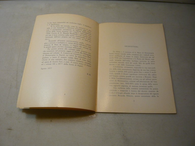 Mormone,LA CHIESA TRECENTESCA DI DONNAREGINA,Napoli,1977