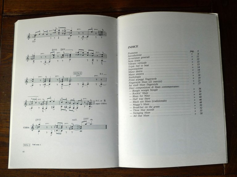 Morone,METODO PER CHITARRA BLUES,1986 Bèrben[NO CASSETTA,spartiti | Immagine Gallery 9