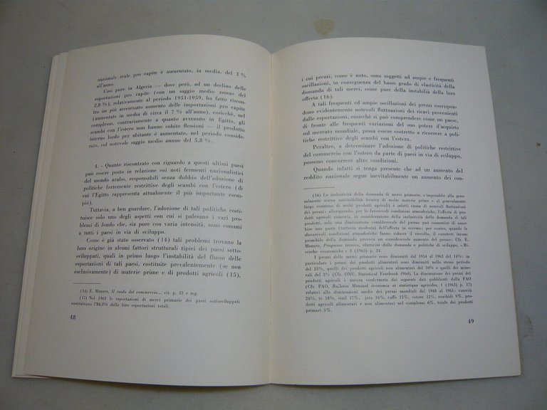 Moroni,COMMERCIO INTERNAZIONALE E SVILUPPO ECONOMICO ALLA LUCE...,Imola,1966