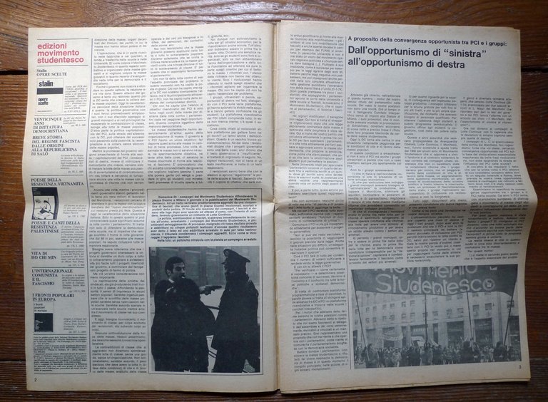 MOVIMENTO STUDENTESCO MILANO UNIVERSITÀ STATALE n.29 Febbraio 1974[comunismo