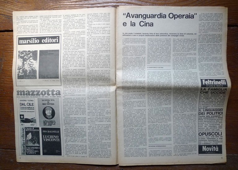 MOVIMENTO STUDENTESCO MILANO UNIVERSITÀ STATALE n.29 Febbraio 1974[comunismo