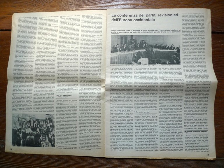 MOVIMENTO STUDENTESCO MILANO UNIVERSITÀ STATALE n.30 Marzo 1974[comunismo