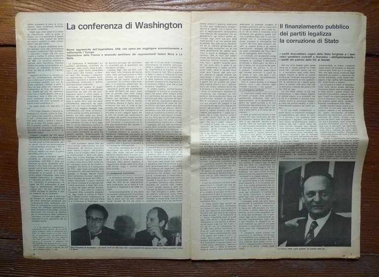 MOVIMENTO STUDENTESCO MILANO UNIVERSITÀ STATALE n.30 Marzo 1974[comunismo