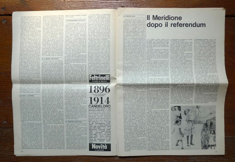 MOVIMENTO STUDENTESCO MILANO UNIVERSITÀ STATALE n.33 Giugno 1974[comunismo