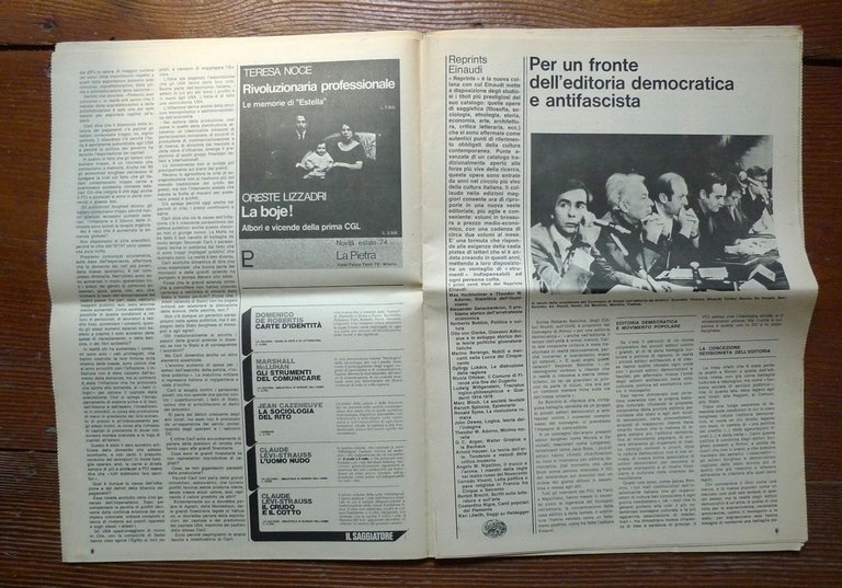 MOVIMENTO STUDENTESCO MILANO UNIVERSITÀ STATALE n.34 Luglio 1974[comunismo