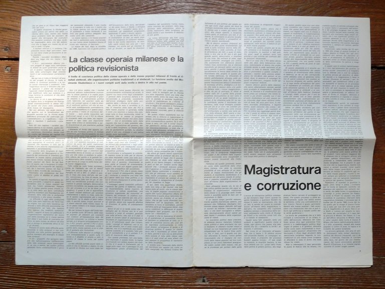 MOVIMENTO STUDENTESCO MILANO UNIVERSITÀ STATALE n.5 Giugno 1971[comunismo