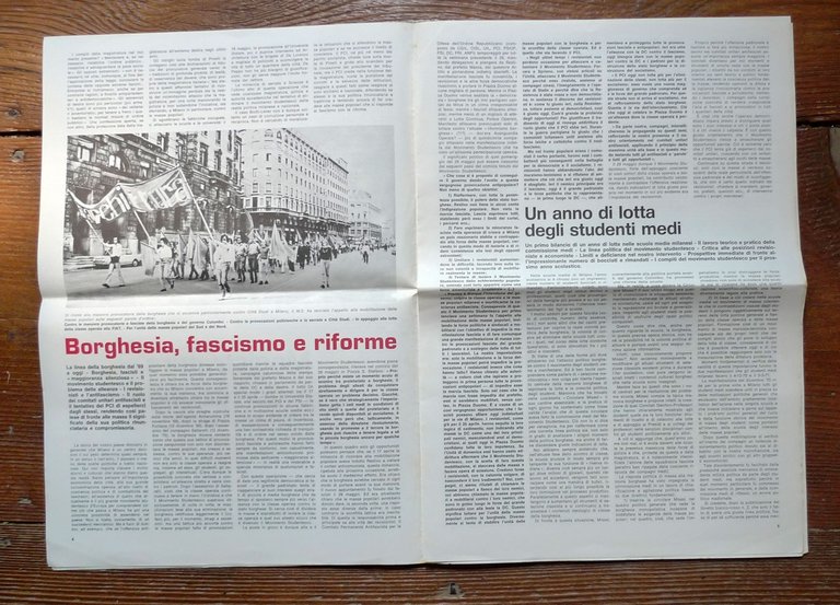 MOVIMENTO STUDENTESCO MILANO UNIVERSITÀ STATALE n.5 Giugno 1971[comunismo