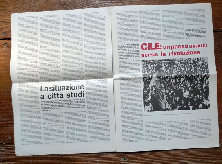 MOVIMENTO STUDENTESCO MILANO UNIVERSITÀ STATALE n.5 Giugno 1971[comunismo