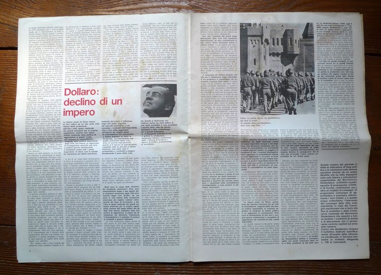 MOVIMENTO STUDENTESCO MILANO UNIVERSITÀ STATALE n.6 Set-Ott 1971[comunismo