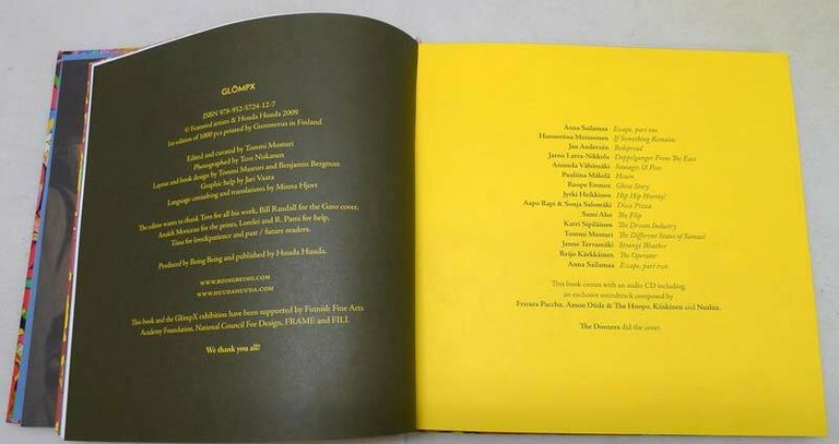 Musturi,GLOMP X,2009[catalogo,fumetti 3D,Finlandia,GLÖMP,comic art,illustrazione
