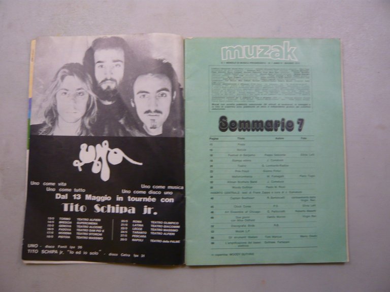MUZAK N°7 1974. Il primo mensile di musica progressiva | Immagine Gallery 2