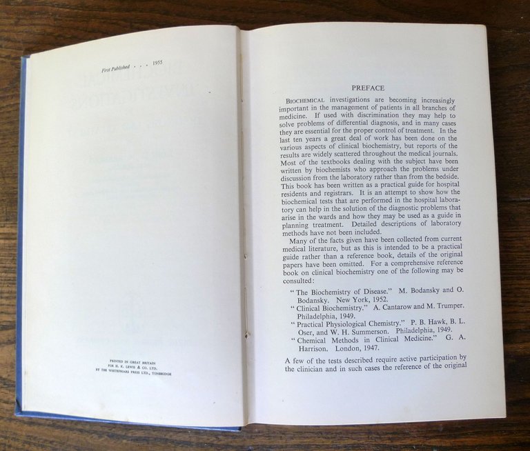 Nabarro,BIOCHEMICAL INVESTIGATION IN DIAGNOSIS AND TREATMENT,1955[MEDICINA