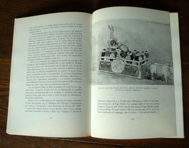 NASÌCA(AUGUSTO MAJANI)E LA SUA BOLOGNA,1968 Tamari[storia locale,caricature