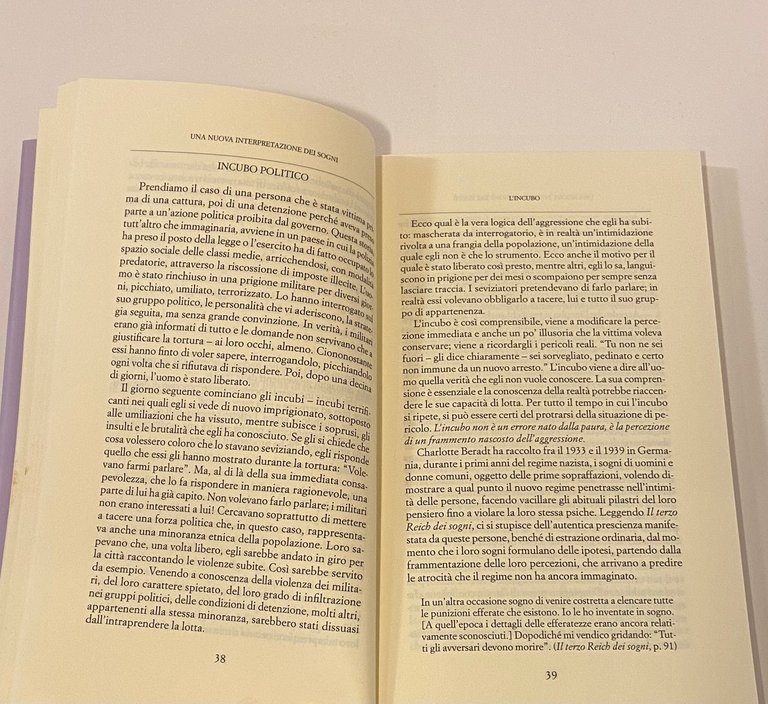 Nathan,UNA NUOVA INTERPRETAZIONE DEI SOGNI, Raffaello Cortina 2011