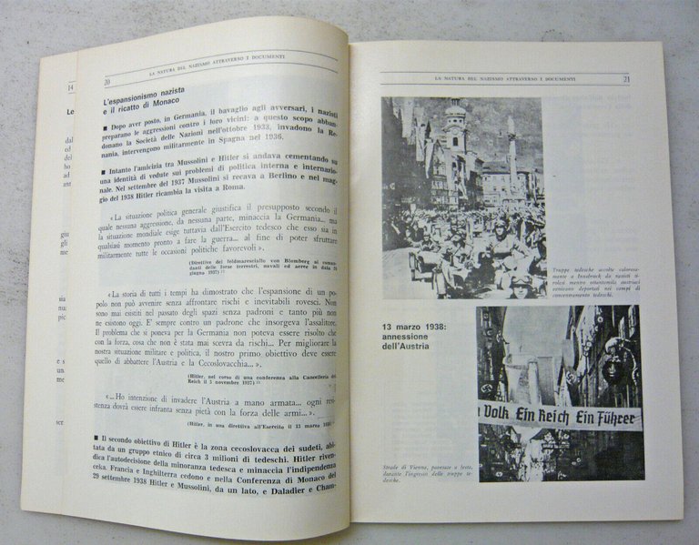 NAZISMO IERI E OGGI.Testimonianze e documenti,1967 ANPI[storia,Wehrmacht