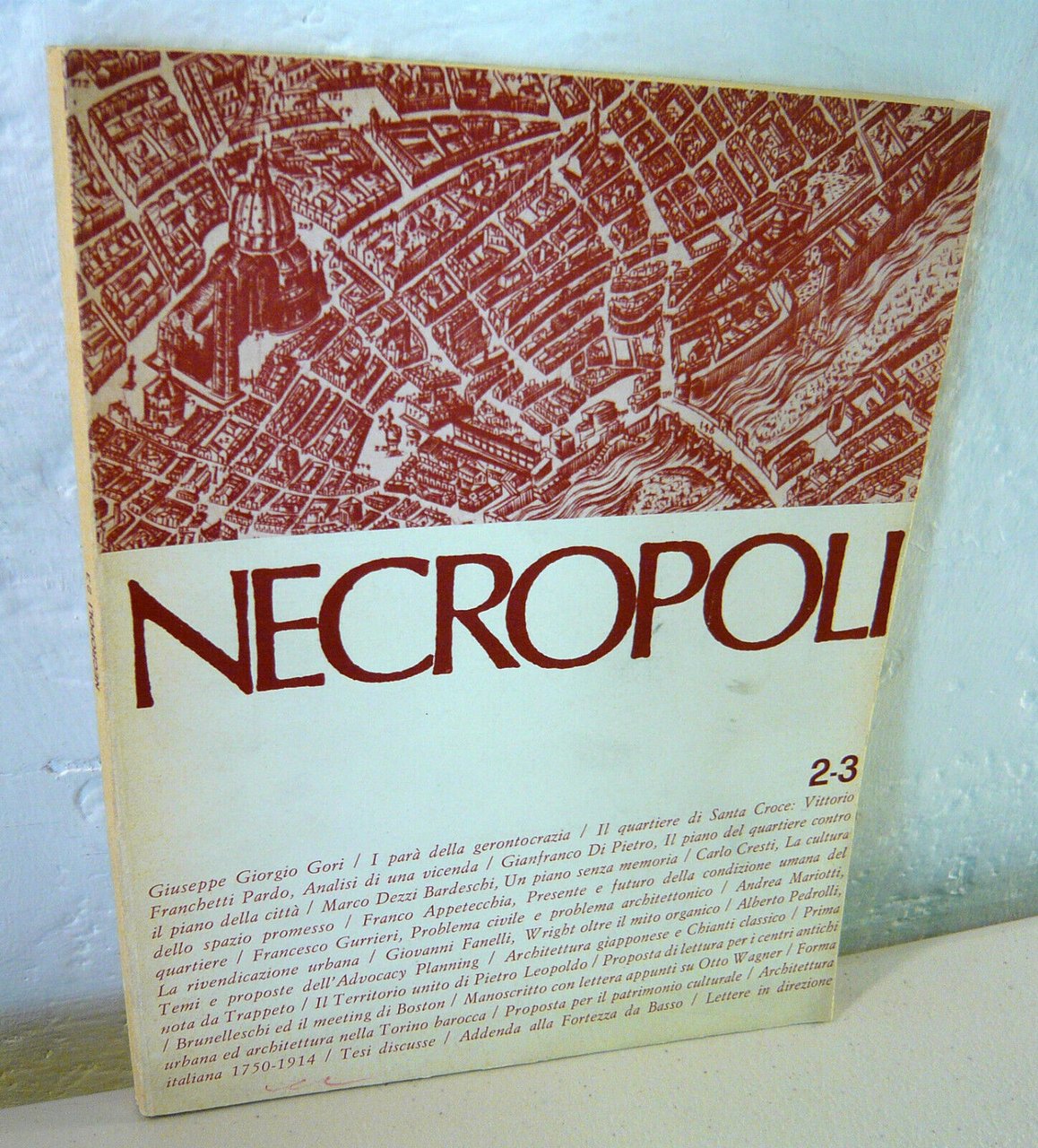 NECROPOLI n.2-3 1969.Rivista bimestrale[architettura,Firenze Santa Croce