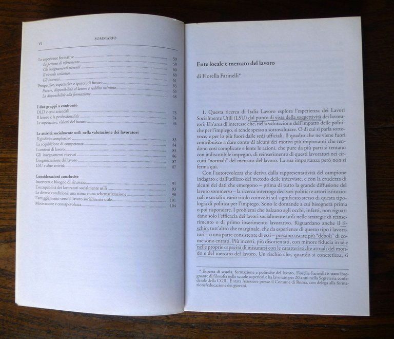 Negarville,I LAVORATORI SOCIALMENTE UTILI,2001 Italia Lavoro[Progetto OFF | Immagine Gallery 6