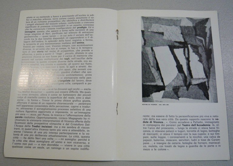 NERI POZZA.Catalogo della mostra,Galleria Nucleo,Bologna 1973[arte contemporanea