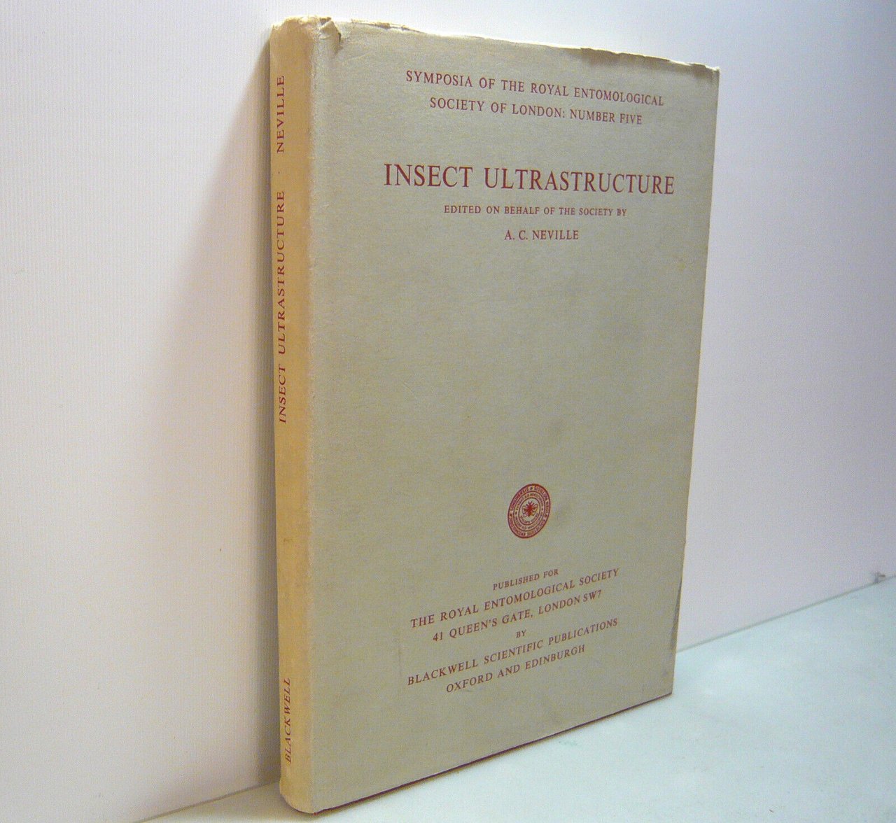 Neville,INSECT ULTRASTRUCTURE,The Royal Entomological Society, 1970[entomologia
