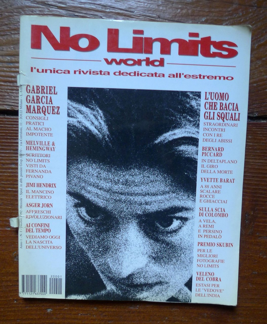 NO LIMITS WORLD Anno 1 n.1 1992.L'unica rivista dedicata all'estremo | Immagine principale