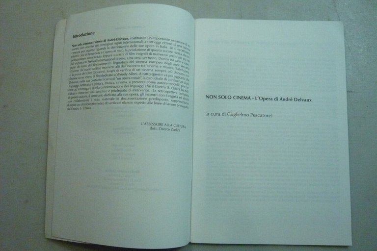 Non solo cinema, L'OPERA DI ANDRE DELVAUX,Modena[incontro con il regista
